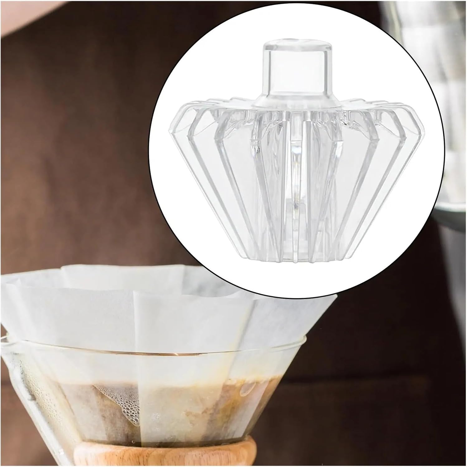 Coffee Filter Shape Retainer Easy Clean Accessories Coffee Filter Press For Travel Cafe Restaurant Office Camping