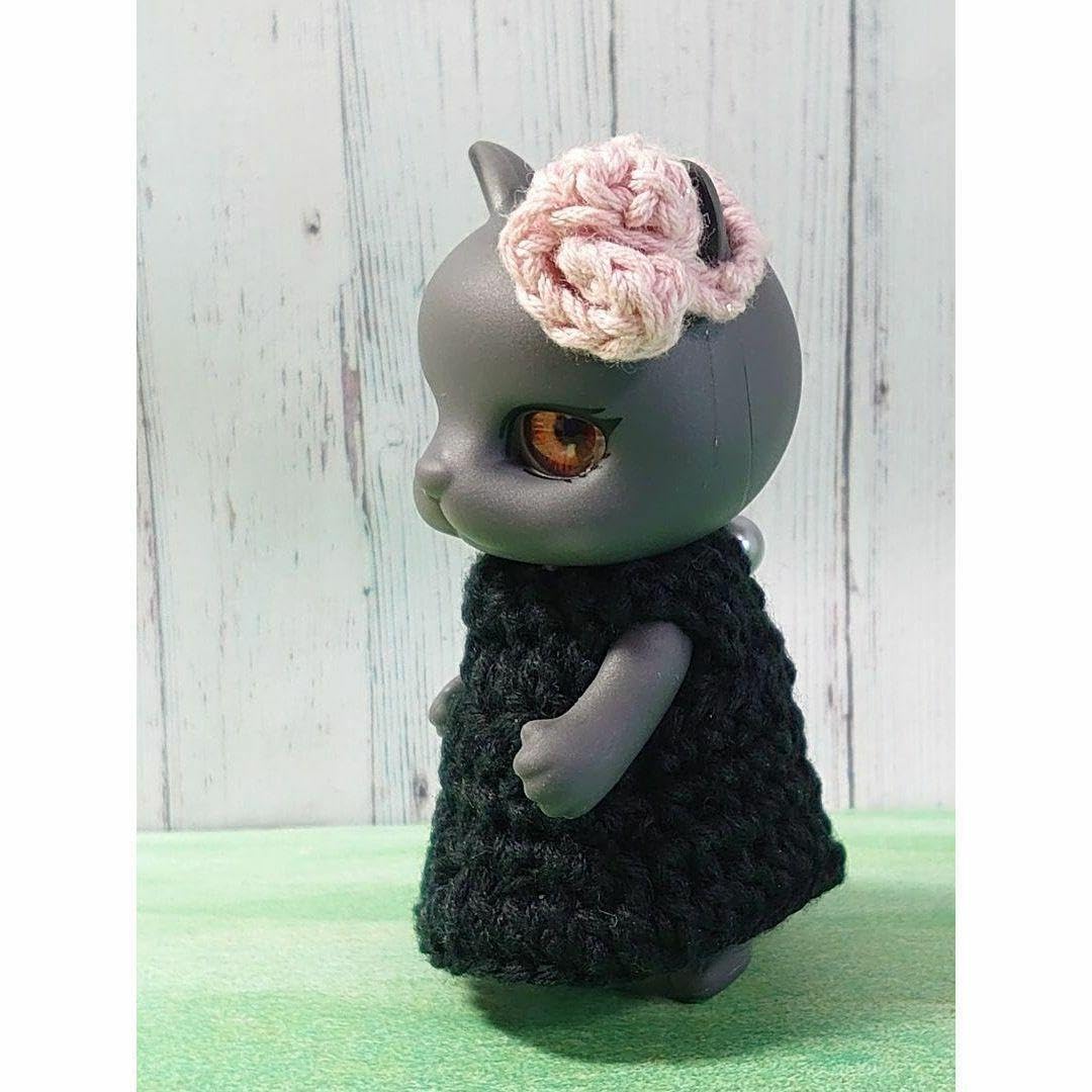 Amazon | カプセルドール 猫 CAPSULE DOLL グレー 瞳カスタム 洋服