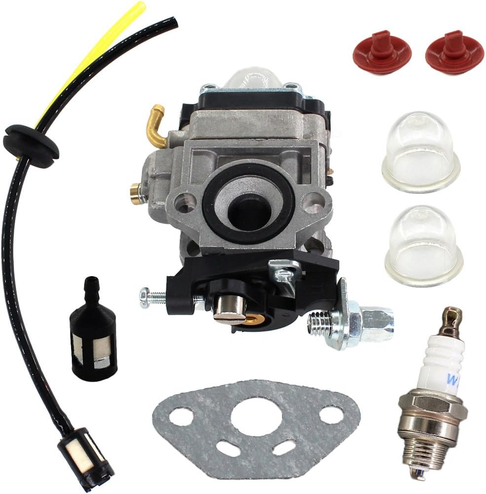 USPEEDA Carburetor for VIZA Motors Keyang Engine KY171 33cc Engines Fuel Line Tune Up Kit
