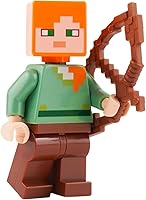 Vista 2 de LEGO Minecraft Combo Pack - Steve, Alex, and Zombie Minifigures