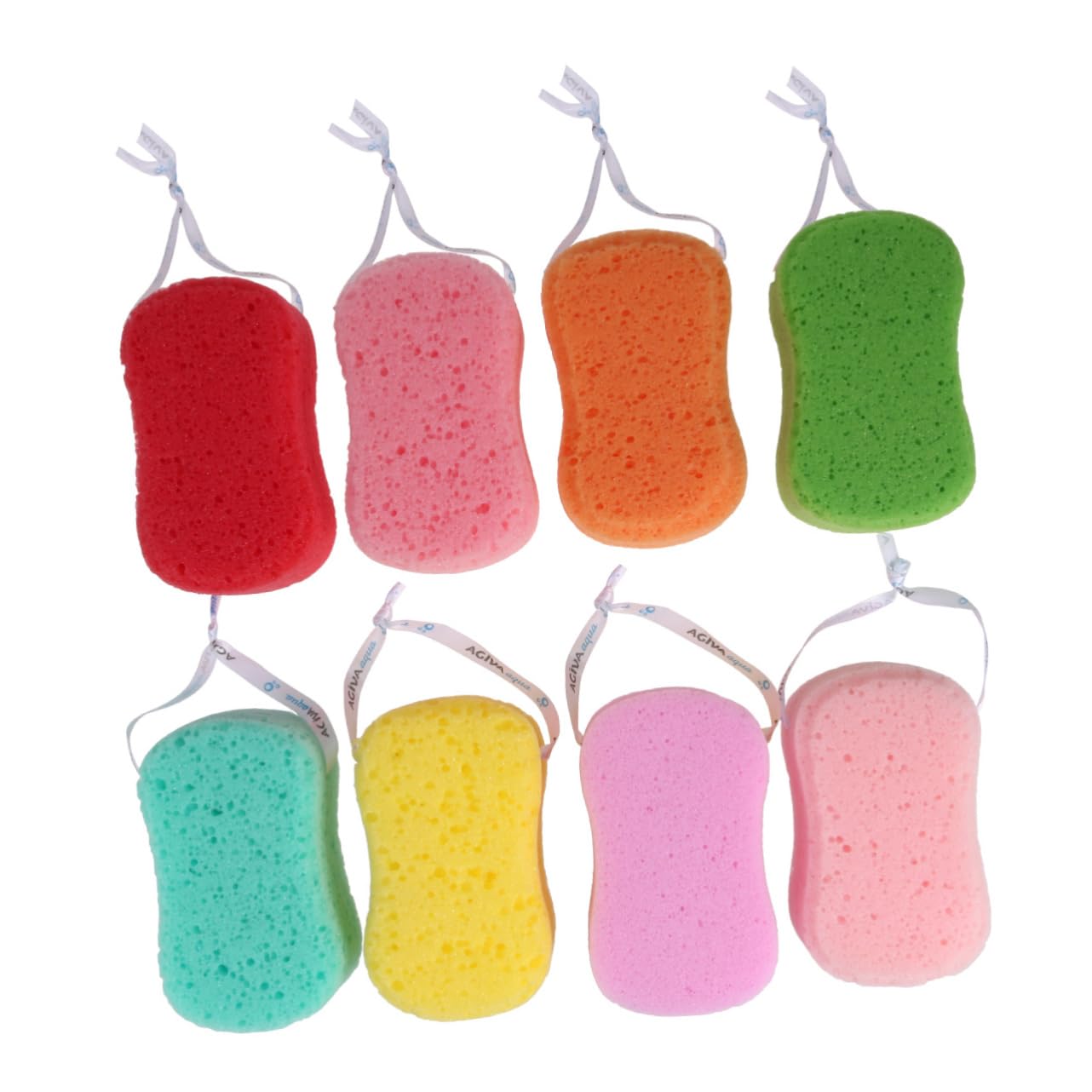 Healvian 24 Piezas Esponja De Baño Lazos De Alegría Esponja De Ducha Corporal Esponjas De Baño De Lufa Niños Esponja Exfoliante Esponjas De Baño Para Mujer Bath Bebe Perder Tina Familiar