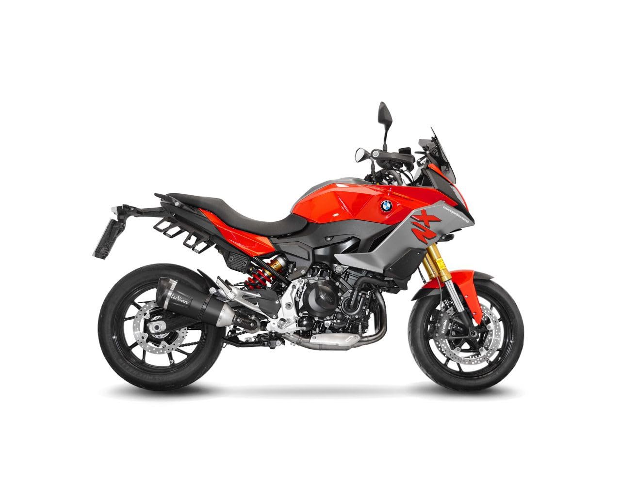 LeoVince Slip-On Endschalldämpfer Black Edition, Edelstahl schwarz