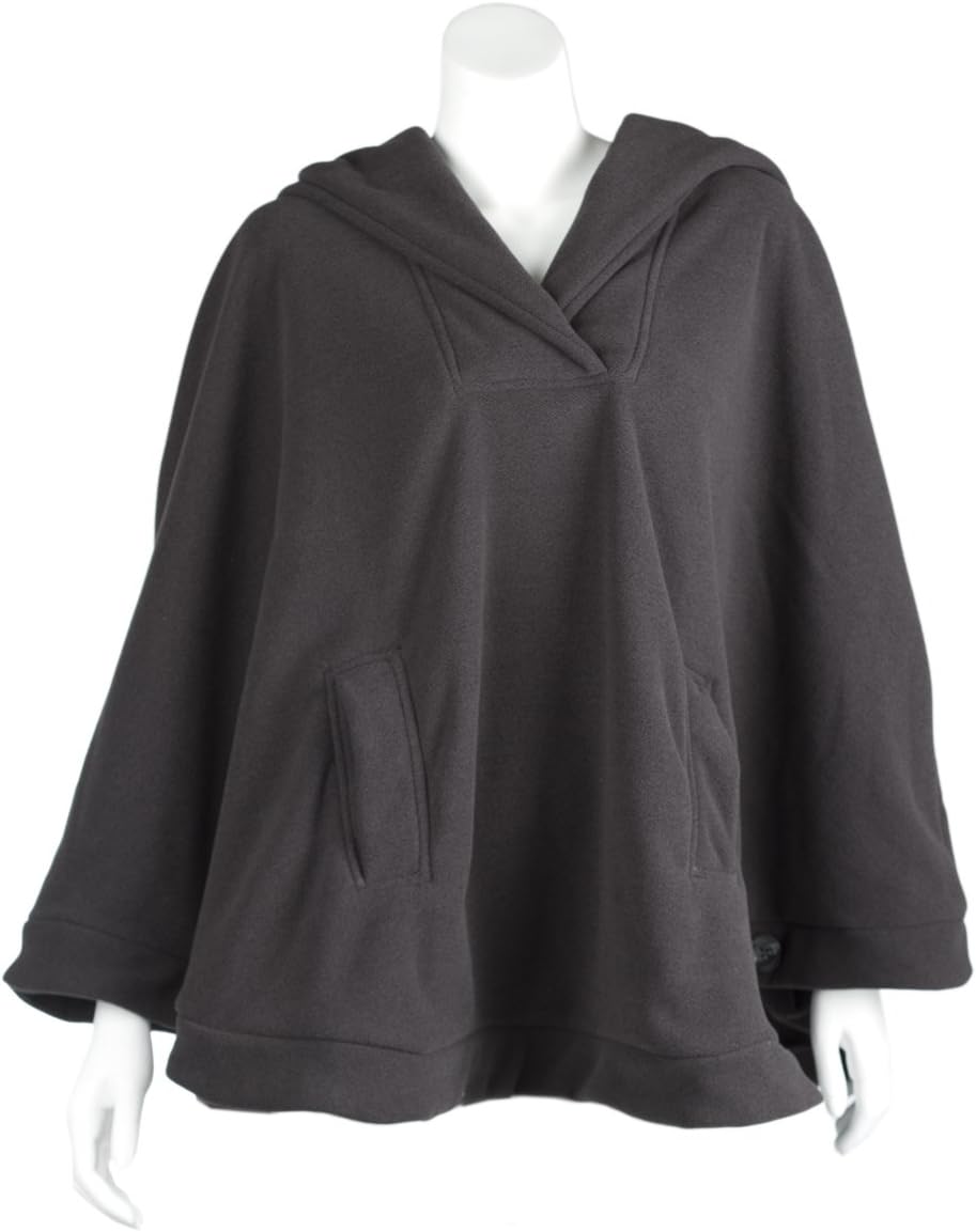 Mountain Mama Women's Acadia Hooded Maternity and Nursing Poncho