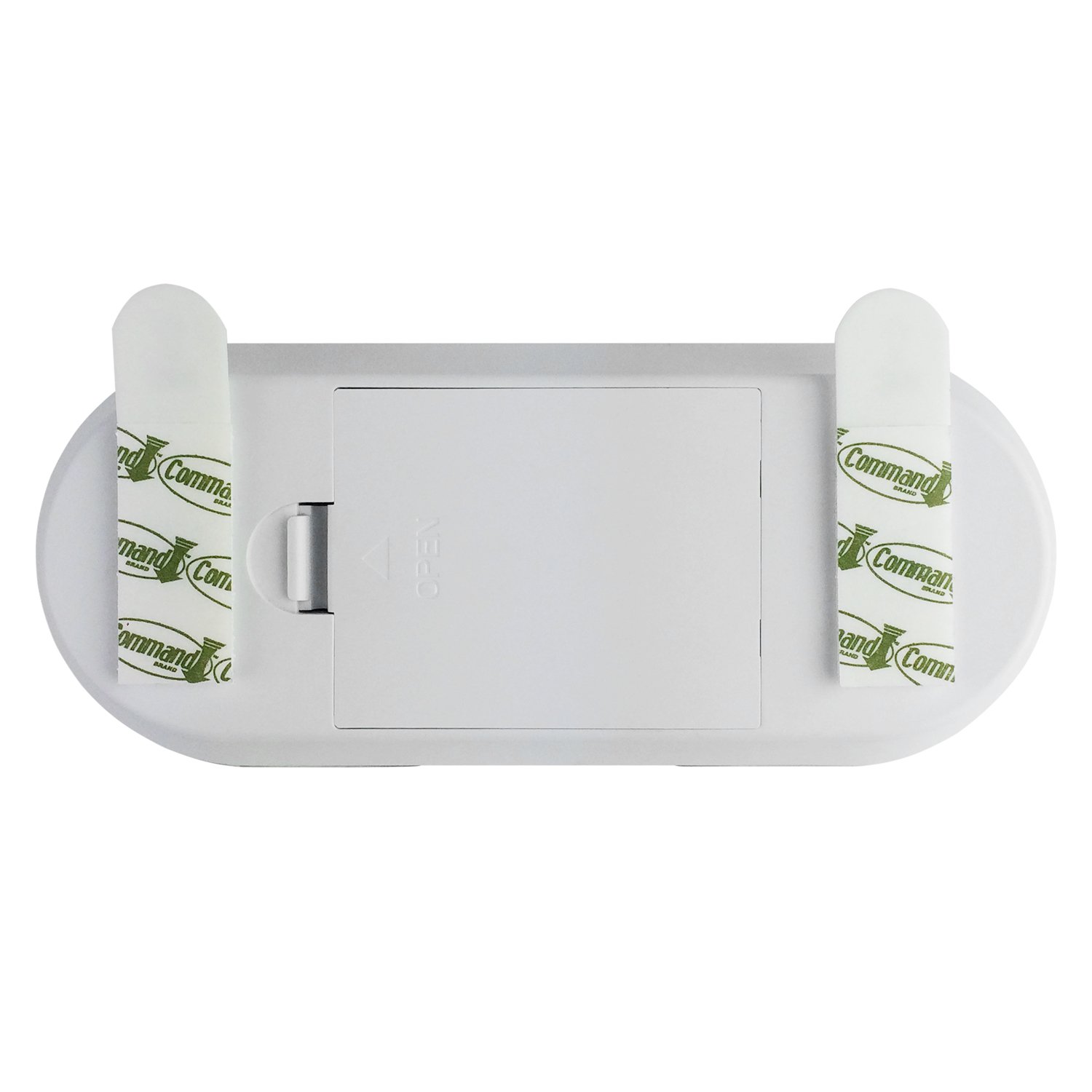 Xtralite Omni 6 LED Lot de 3 lumières adhésives portables à détecteur de mouvement sans fil alimentées par piles, armoire, couloir, cuisine, abri de jardin, bandes de commande 3 m, 80 lumens