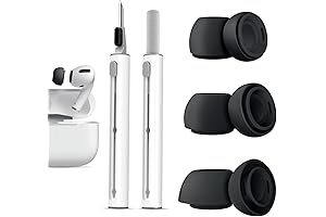 Essential Noise Reduction Ear Tips & Cleaner Kit for AirPods Pro and...