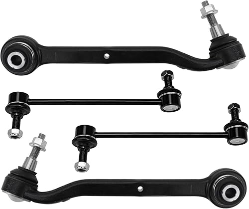 Miniatura 172 de Detroit Axle - Kit de 4 brazos de control delanteros para Chrysler 300 Dodge Challenger Charger Magnum, 2 brazos de control delantero inferiores con
