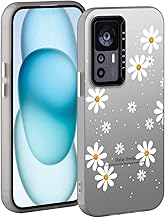 YUXING Case for Xiaomi 12T / Xiaomi 12T Pro – Mobile Phone Case Anti-Shock Slim Artistic Pattern Cool Bumper Slim Case Cover (Daisy)