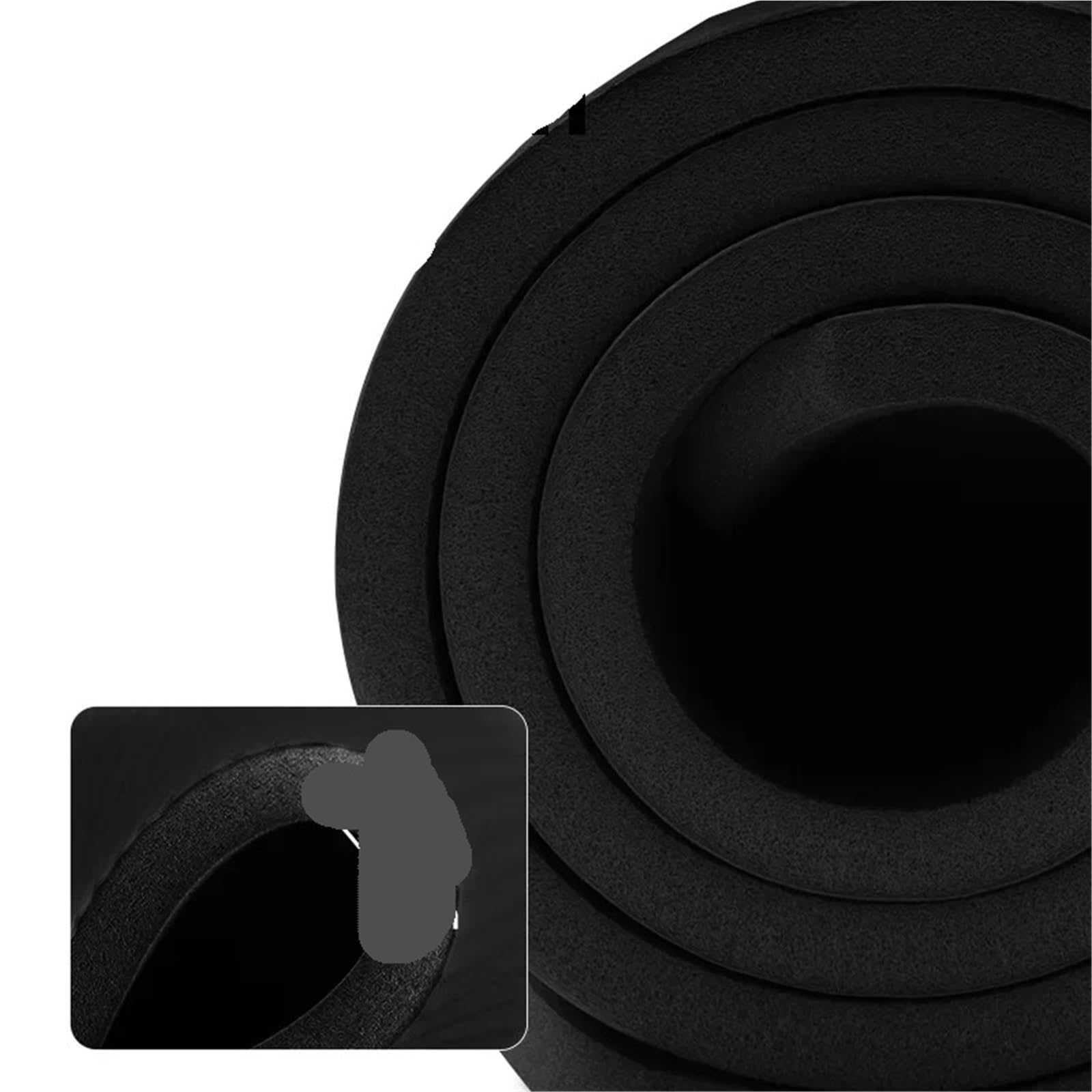 Esterilla de yoga de 200 x 90 cm de grosor, 20 mm de grosor, esterilla de gimnasio para principiantes, gruesa, ampliada y alargada, antideslizante, para yoga, para el hogar, pilates, estiramiento,