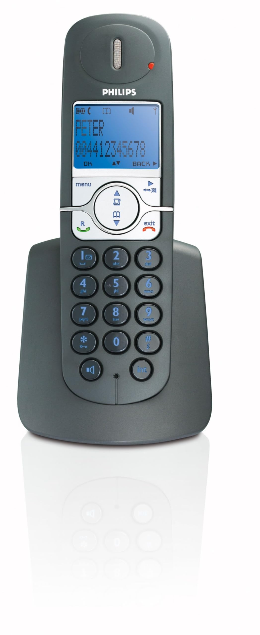 Philips CD4450B High Def Voice Cordless Phone Handset for CD440 & CD445 Series