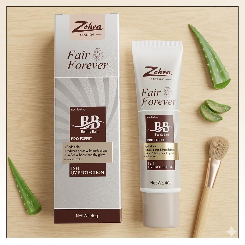 Zohra Fair Forever BB Beauty Balm, Pro Expert, 12H UV Protection