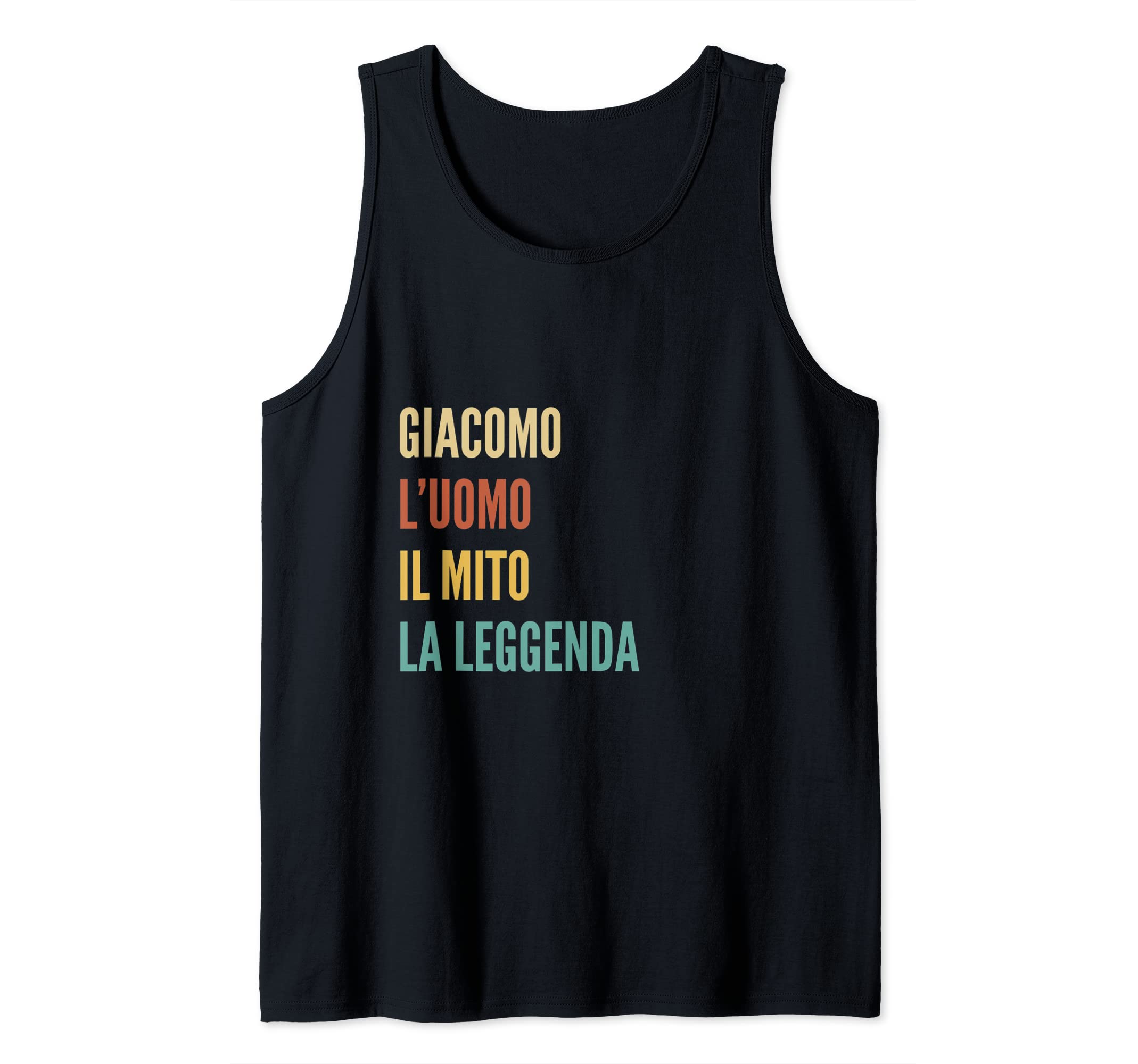 Funny Italian First Name Design - Giacomo Tank Top