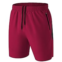 HMIYA Pantaloncini Running Uomo Leggero Sportivi Shorts Asciugatura Veloce Palestra