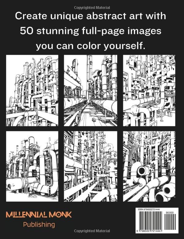 PIPES Coloring Book (Abstract Art Series) - Image 2