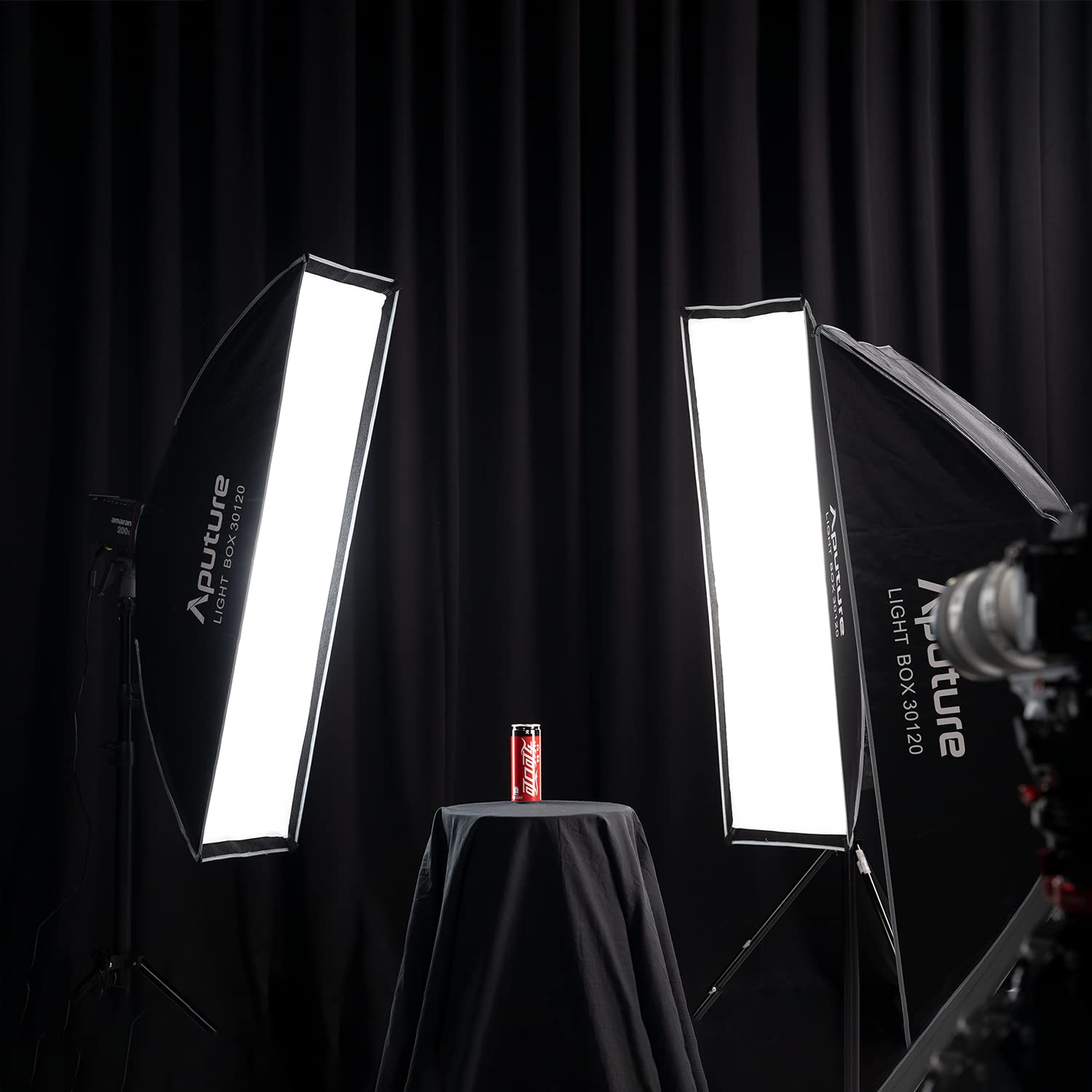 Aputure Light Box 30120 - Softbox rectangular con rejilla y soporte Bowens para Amaran serie 60/100/200, Aputure LS 300/600/120 Sereis LED luz de vídeo