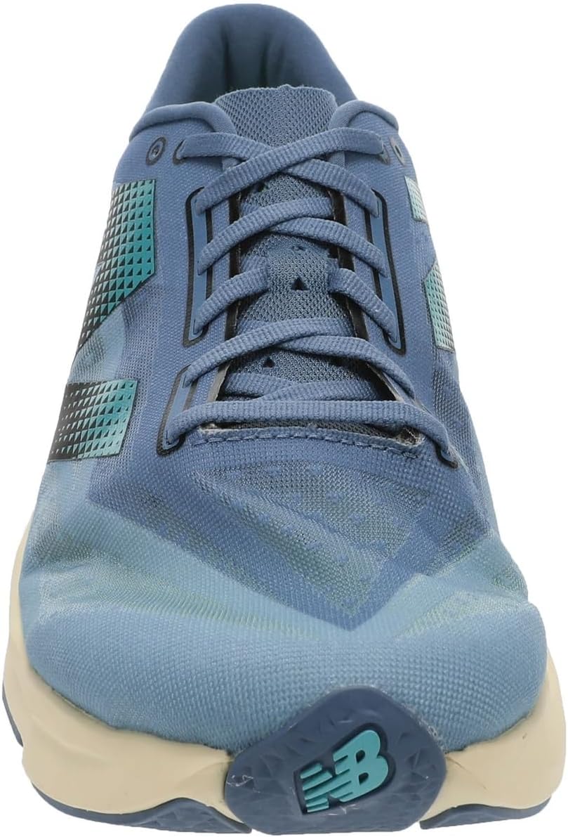 New Balance Men's FuelCell Rebel V4 Running Shoe, Heron Blue/Chrome Blue/Black, 11 M - Image 5