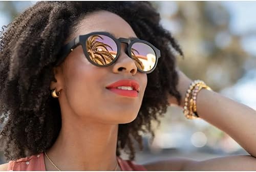 Miniatura 4 de Bose Colección Frames Lens Collection, espejo rosa dorado estilo Rondo (polarizado), lentes de repuesto intercambiables, tamaño mediano