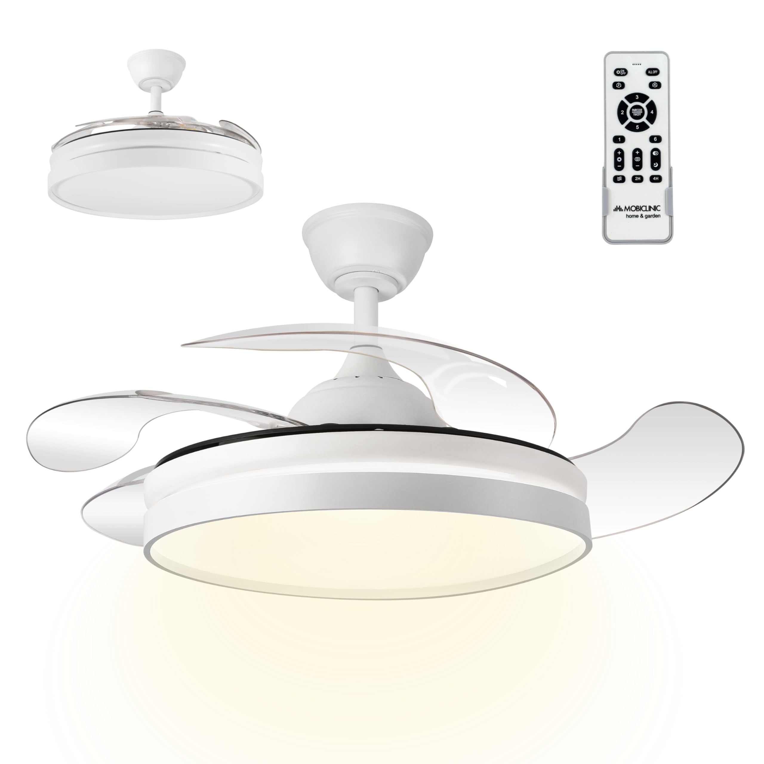 Ventilateur de plafond fonction été-hiver Mobiclinic pour réduire les factures de chauffage