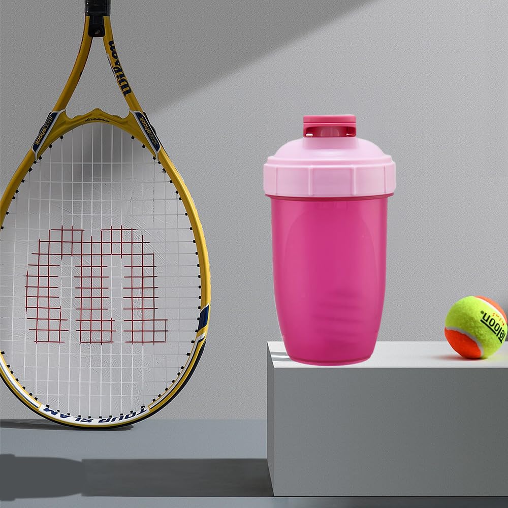 16 oz Protein Shaker Bottles for Protein Mixes - Wire Whisk Leak Proof Shaker Cups