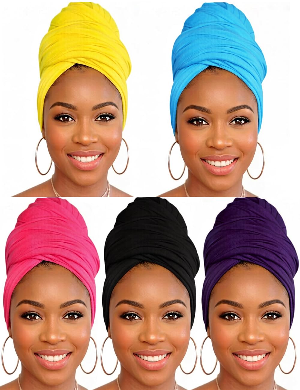 Head Wraps for Black Women Breathable