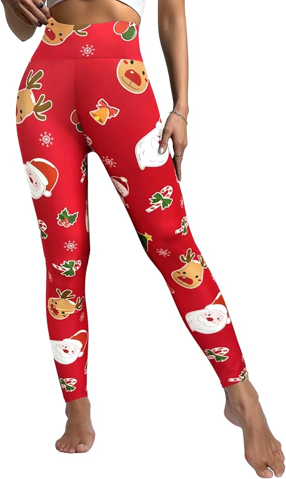 High Waisted Leggings for Women - No See Through Tummy Control Cycling Workout Yoga Pants with Pockets Reg & Plus