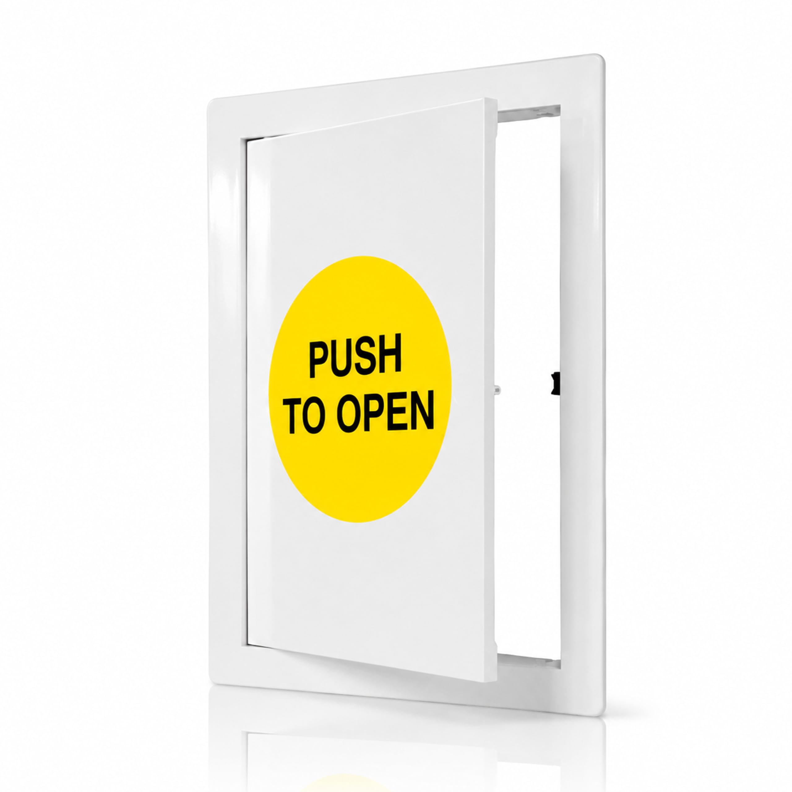 Vent Systems 200 x 300 mm ABS Plasterboard Access Panel - Push-to-Open White Plastic Access Panels - Inspection Hatch in Wall or Ceiling Panel - Plumbing Service Door - Meter Box Cover, Access Hatch