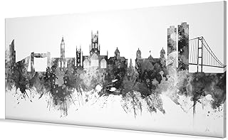 Kingston upon Hull England Skyline Box Canvas Print -4543