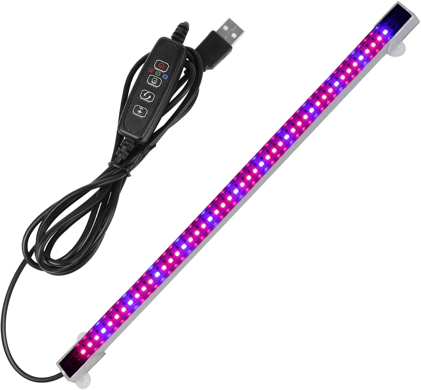 Sondiko LED Grow Light Strip, Auto On&Off Every Day Grow Light with Upgraded Controller, 48 LEDs, 4 Dimmable Levels for Indoor Plants Sondiko LED Grow Light Strip, Auto On&Off Every Day Grow Light with Upgraded Controller, 48 LEDs, 4 Dimmable Levels for Indoor Plants