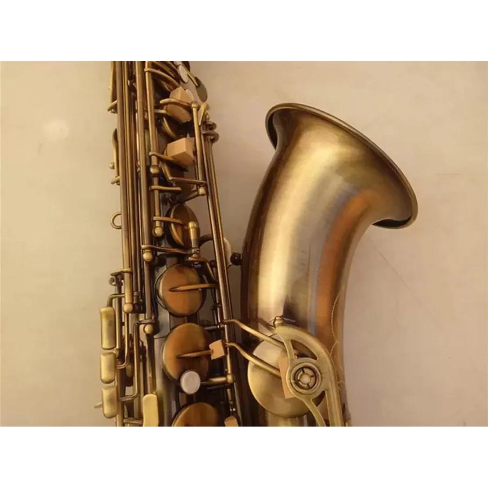 Saksofon Saksofon Tenorowy Bb Saksofon Tenorowy Antyczna Muzyka Mosiężna I Futerał Ustnik