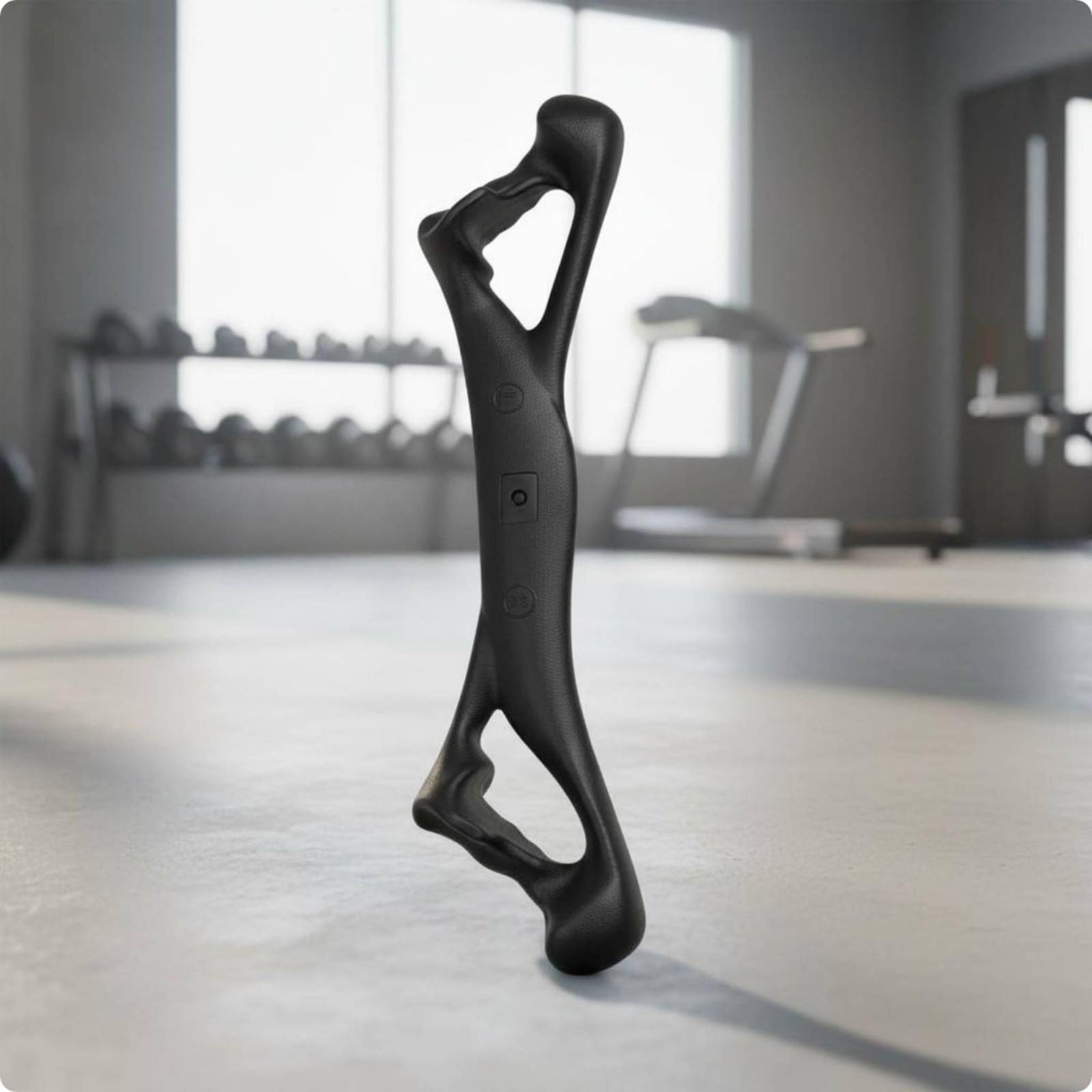 predolo Agarre de Doble Ergonómico Asa de Tracción Cerrada Antideslizante Mango Doble Agarre para Aficionados Al Entrenamiento