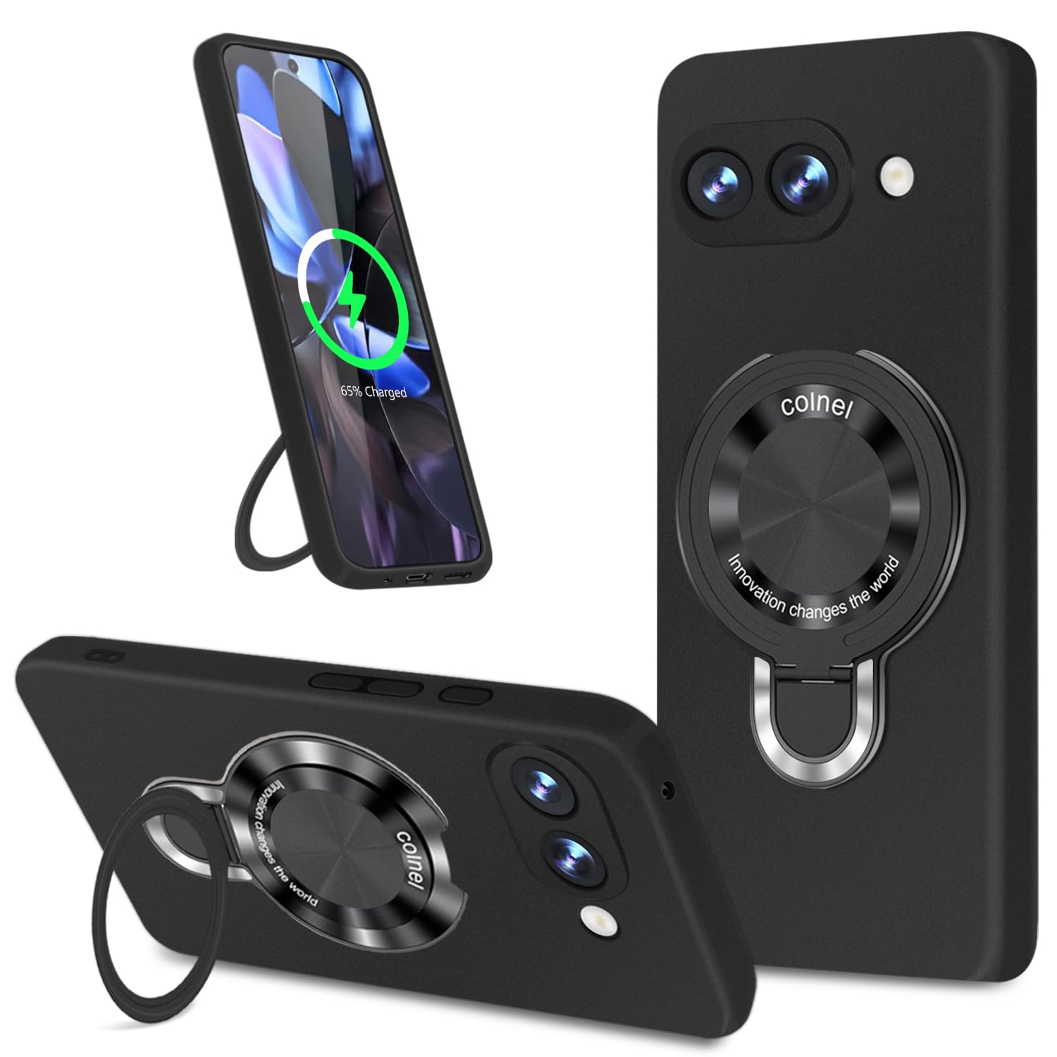 Google pixel 9a 本体　128GB カバー付 Google Pixel 9a ケース 9 Pro XL 8a 8 Pixel7a 7 リング付き