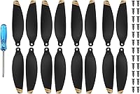 Vista 8 de 1/2/4 pares de hélices de bajo ruido para DJI Mavic Mini 2/Mini SE Drone Hélices ligeras portátiles de peso ligero accesorio para alas de drone