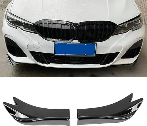 Miniatura 3 de Fydun 1 par de alerones de parachoques trasero universal para automóvil parachoques trasero difusor de labios alerón trasero protector de arañazos