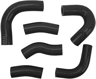 Radiator Coolant Hose Silicone Heat Resistant Leakage Proof Radiator Coolant Hose Kit for Mag na VF1100C VF1000C V65(Black)