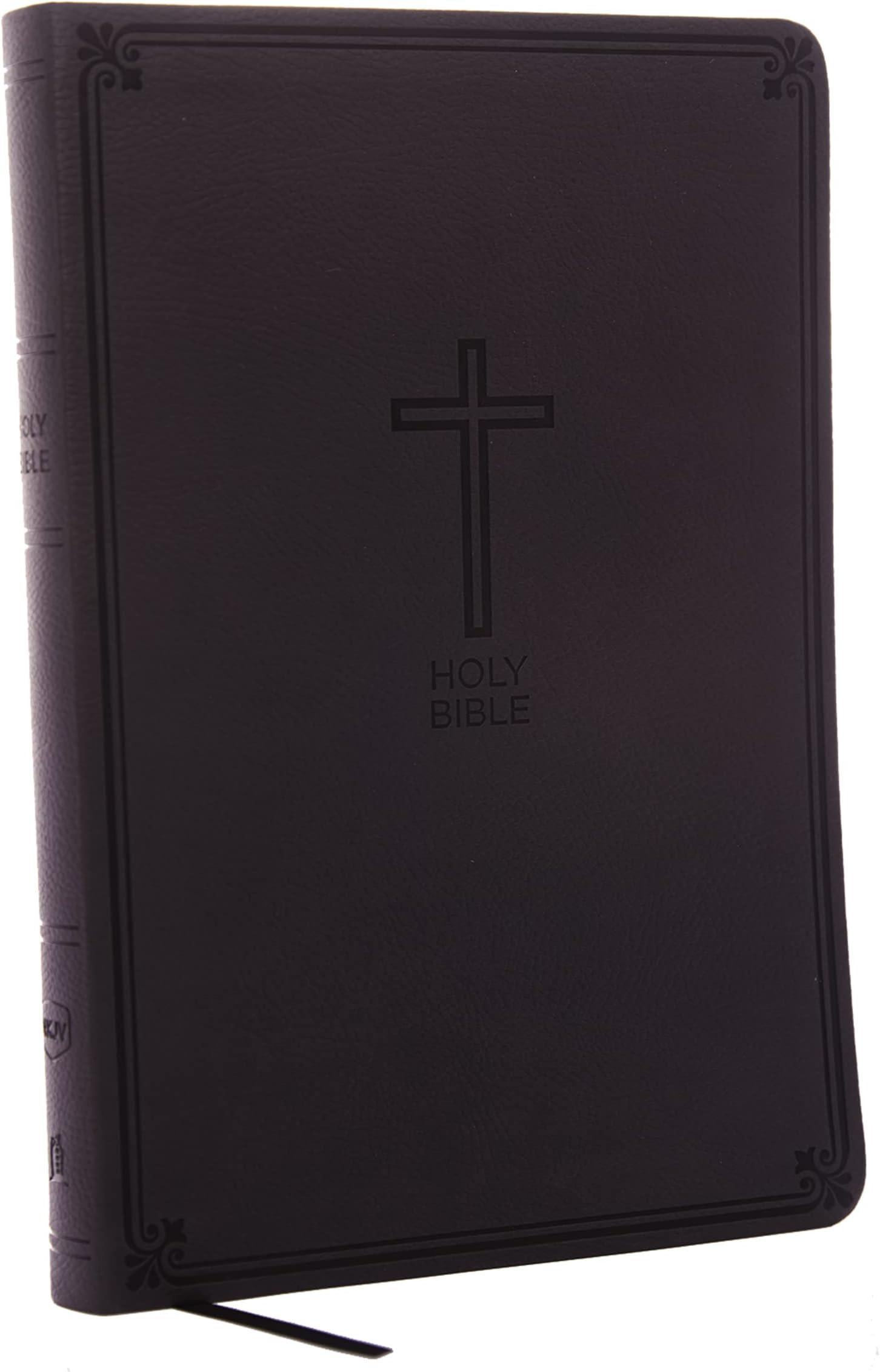 Holy Bible: New King James Version, Charcoal Leathersoft, Value Thinline, Red Letter Edition