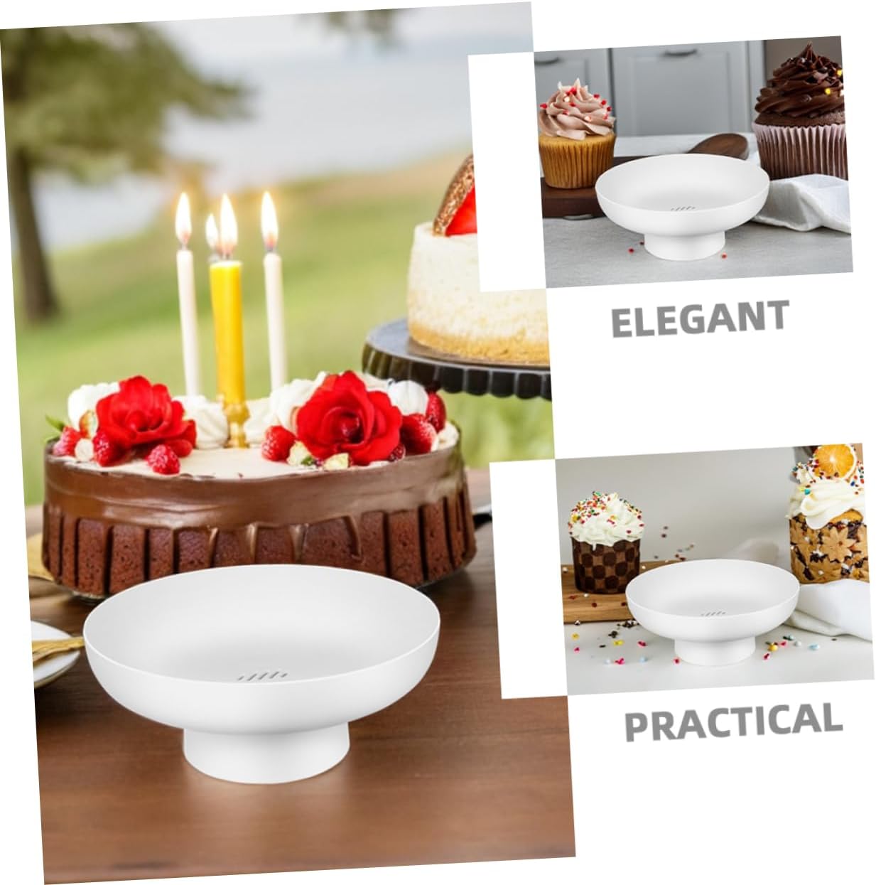 VALICLUD 2Pcs Decorative Footed Fruit Bowl Modern Kitchen Organizer and Snack Rack for Home Office Versatile Round Bowl Holder for Fruit Display and Elegant Storage