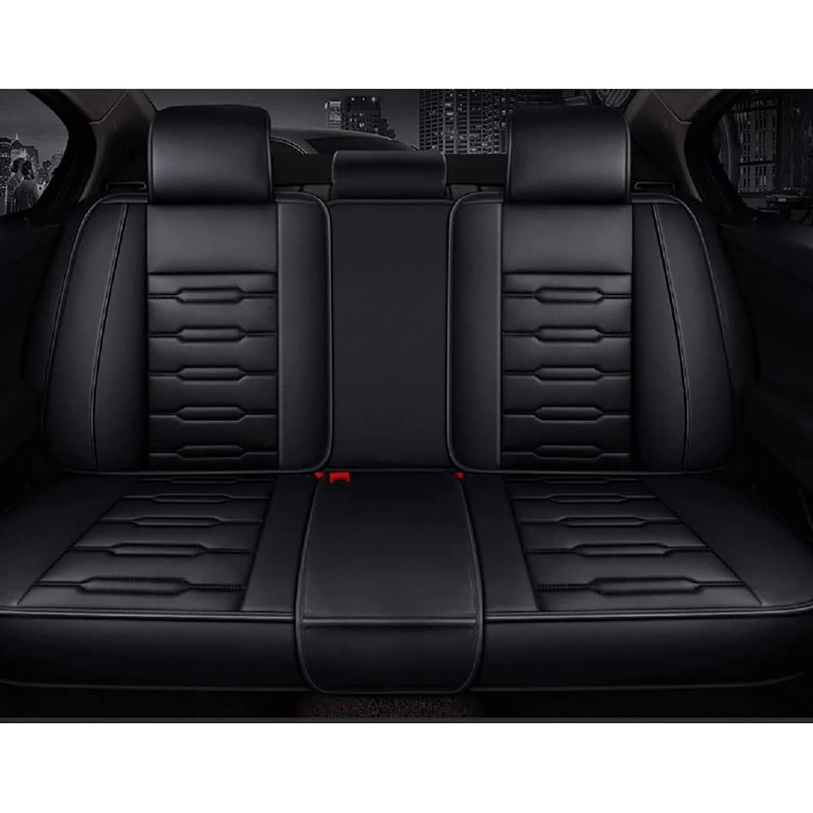 Para Toyota Land Cruiser 120 150 2004 2005-2018 Cuero Fundas Asientos de Coche, Sientos Delanteros Y Traseros Ajustable Desmontable Protector Impermeable Interior Accesorios AutomóViles