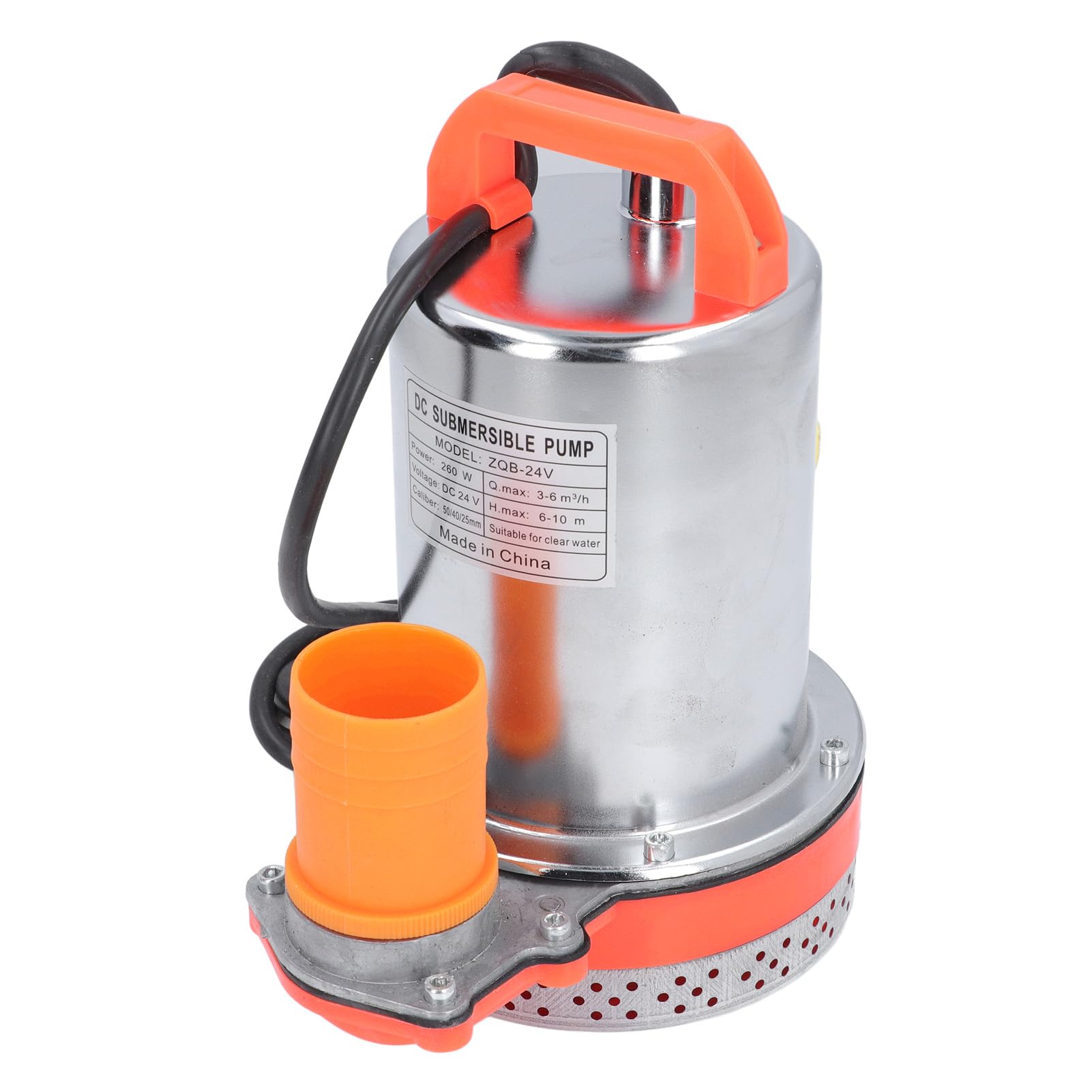 Zatapialna Pompa Wodna DC24V Pompa Zęzowa Zanurzeniowa 260 W Stal Nierdzewna Wysoki Skok Wysoki Przepływ 1 Cal 1,5 Cala 2 Cale Wylot z Miedzianym Silnikiem Wirnik ABS do