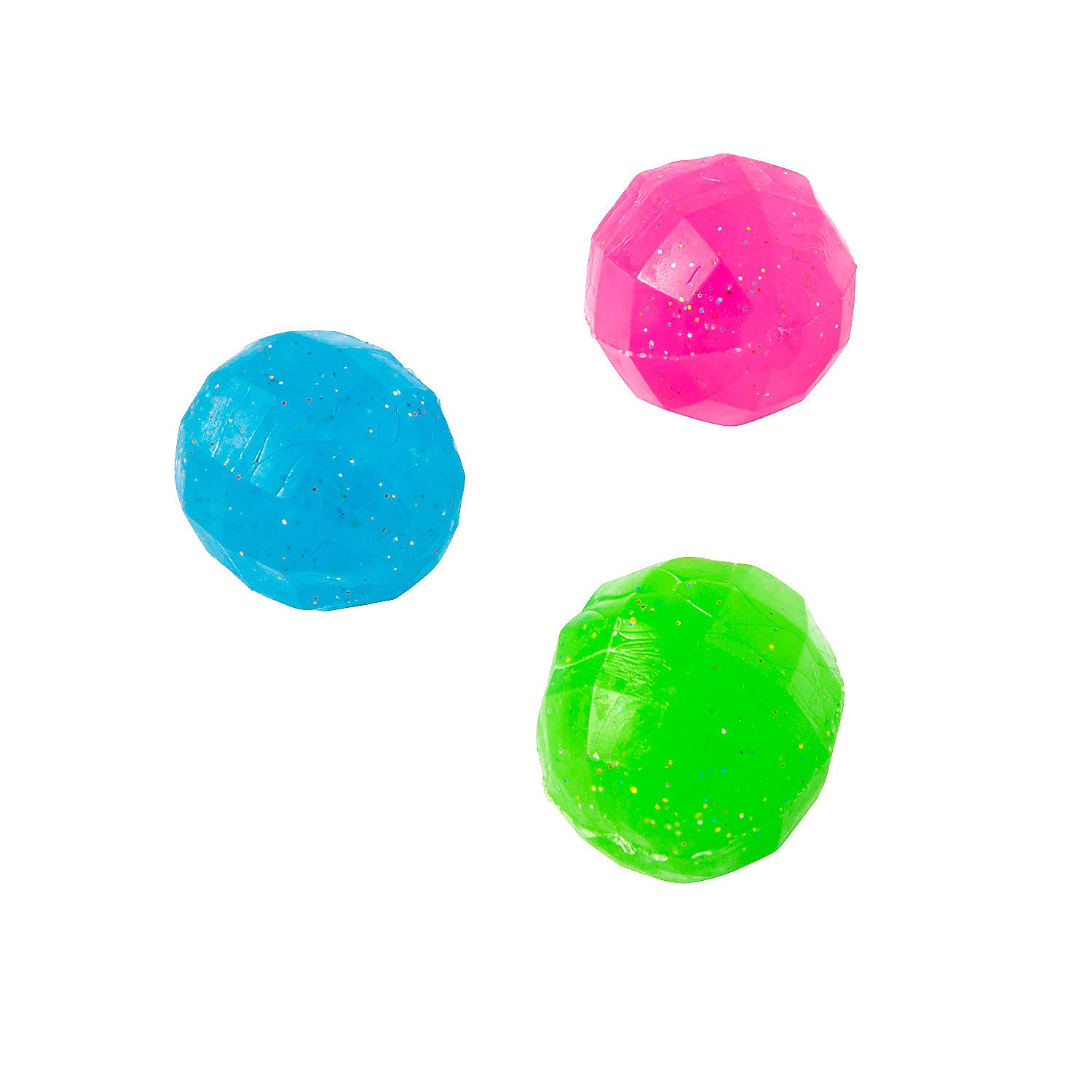 Fun Express Disco Ball Bouncy Balls - 12 Pieces