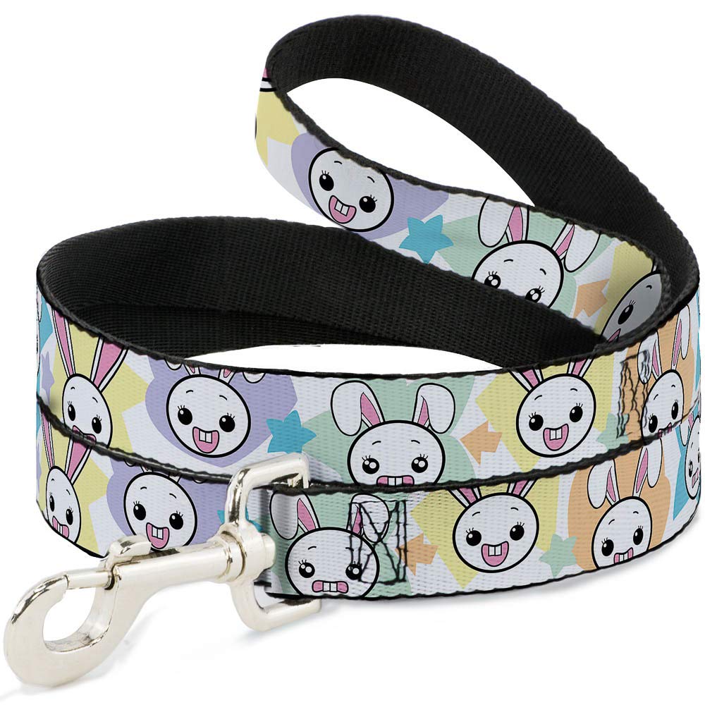 Laisse pour chien Buckle Down Dl-w30841 lapin et étoile blanc pastel