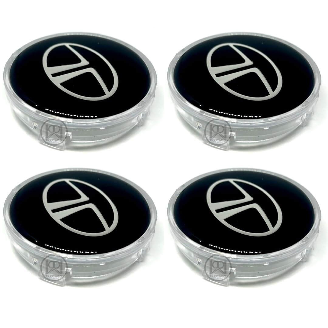 Tata Nexon Wheel Caps - Black Alloy Covers -4