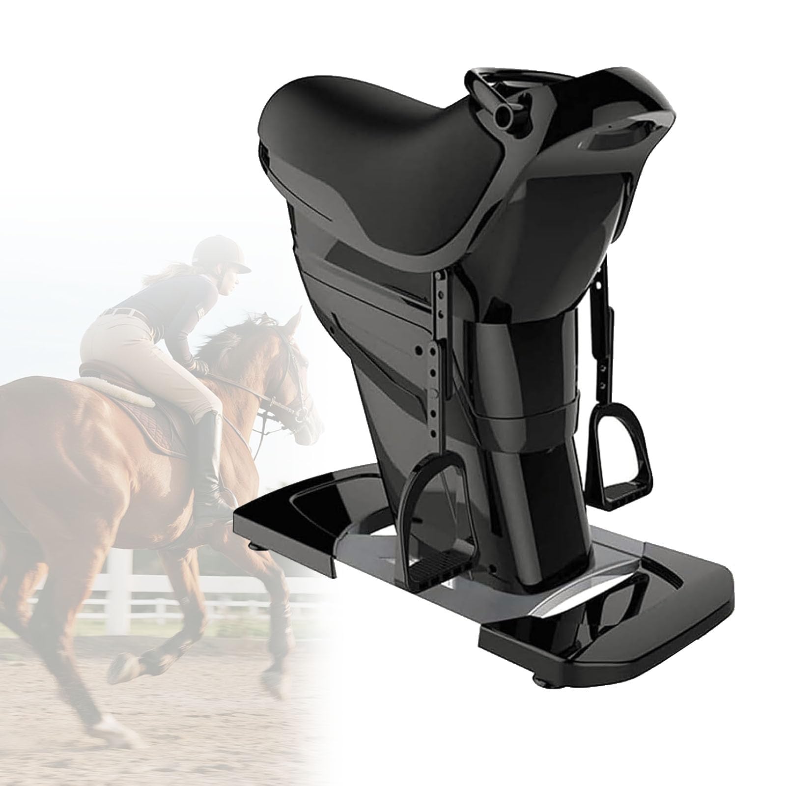 Macchina Per Equitazione Elettrica, Simulatore 3d Di Equitazione, Attrezzo Fitness Da 110 V Con 20 Velocità, Display Lcd, Interruttore Di Sicurezza E Capacità Di Carico Di 150 Kg (330 Libbre) Per