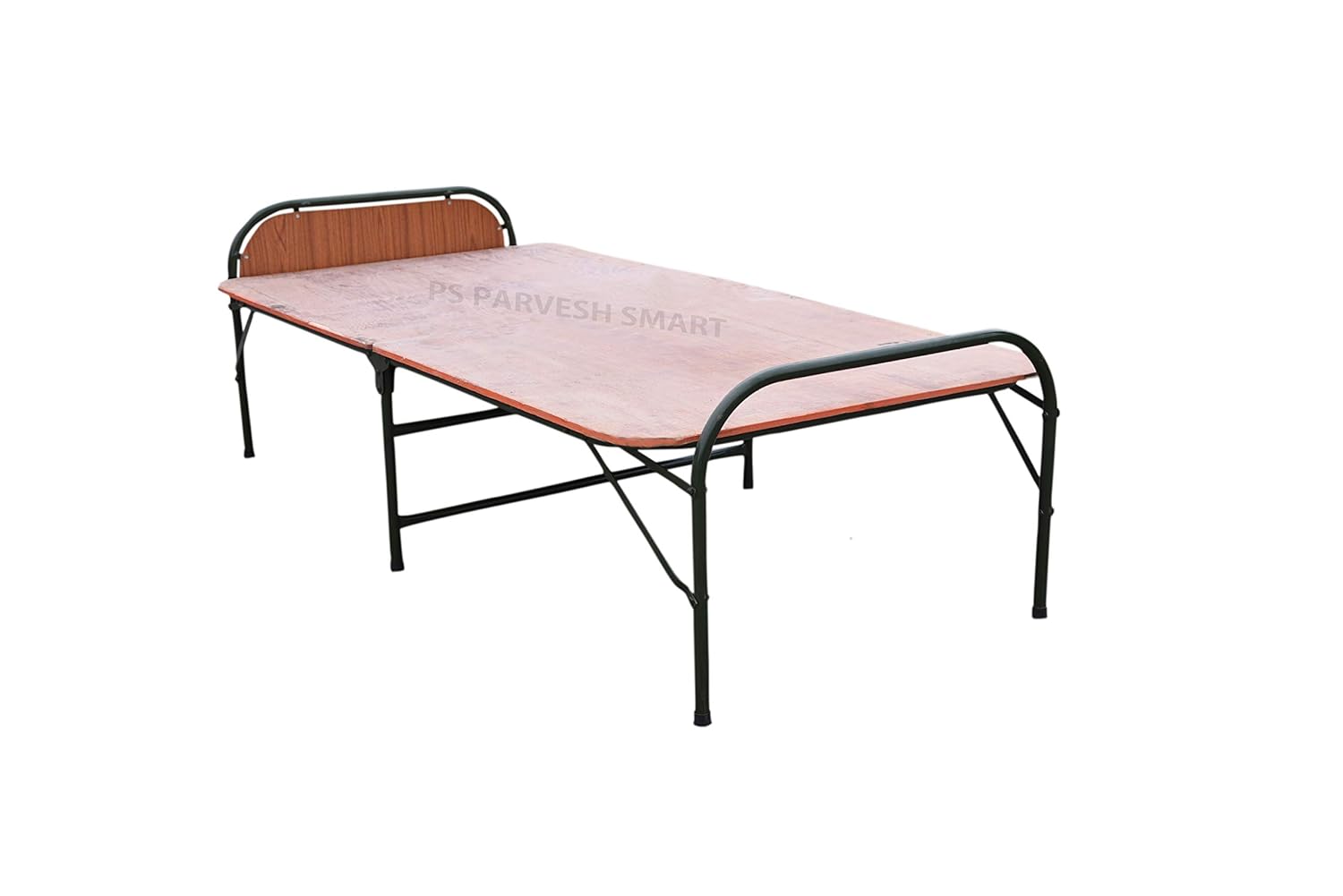 PS PARVESH SMART Full (12 Mm Board) Plywood Folding Bed with Smart