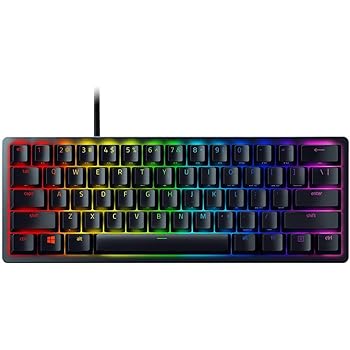 Razer Huntsman Mini (Red Switch) 60% Compact Gaming Keyboard Black
