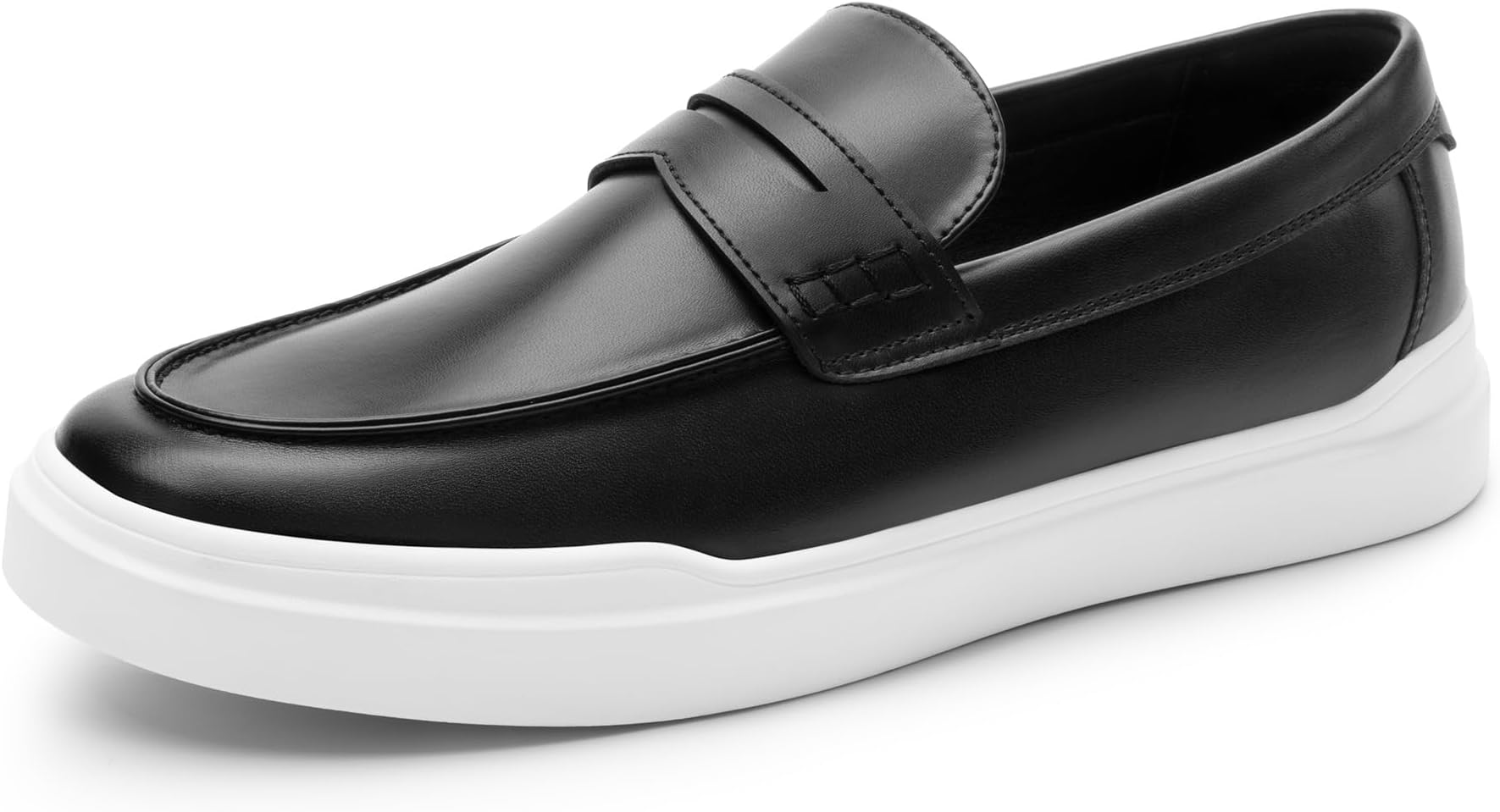 casual black loafers for men
