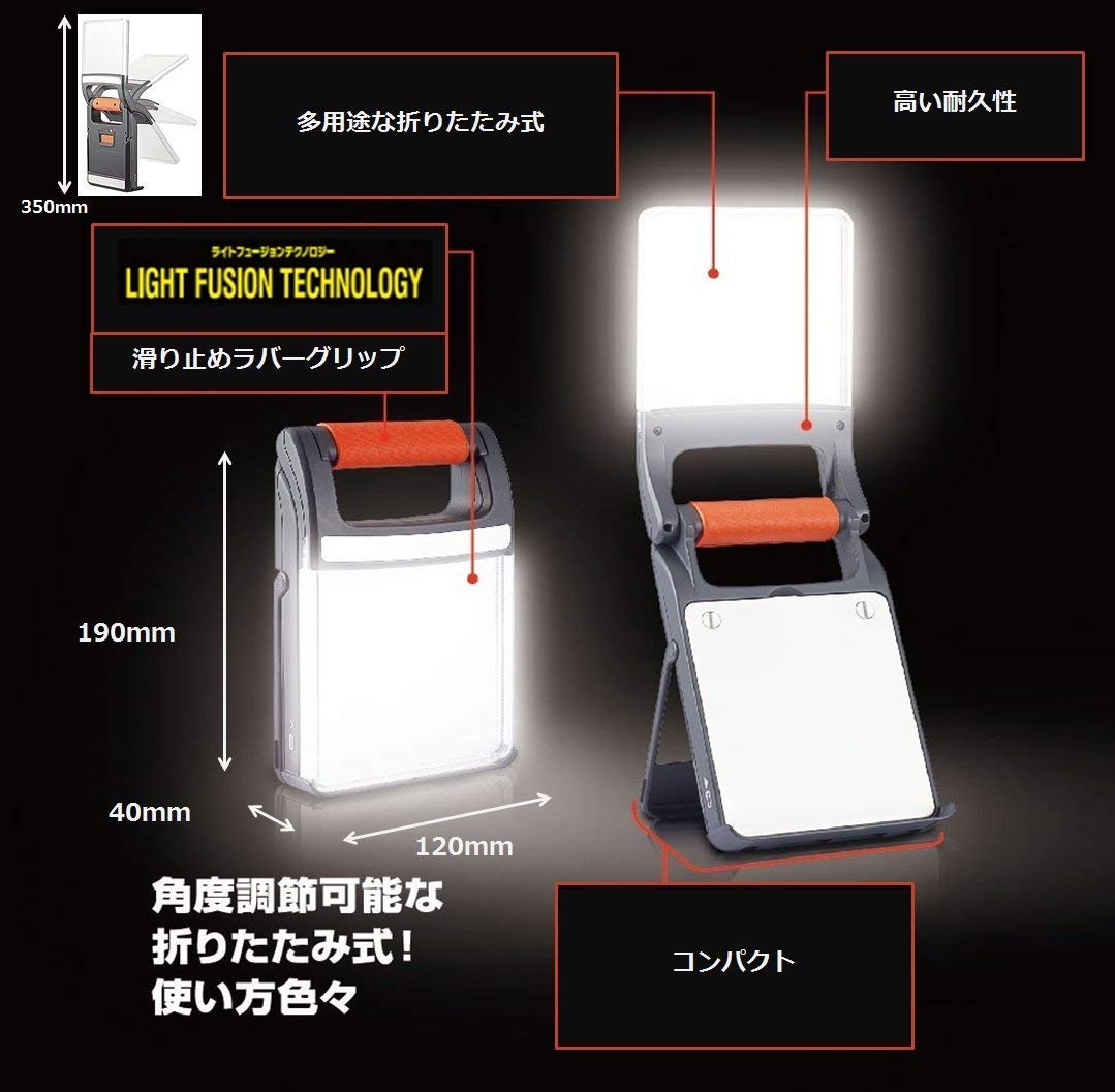 (未使用･未開封品)　エナジャイザー LED ランタン 折りたたみ式 フュージョン (明るさ最大330ルーメン/点灯時間最大100時間) FFL281J kmdlckf Energizer LEDランタン 折りたたみ式 フュージョン 330ルーメン