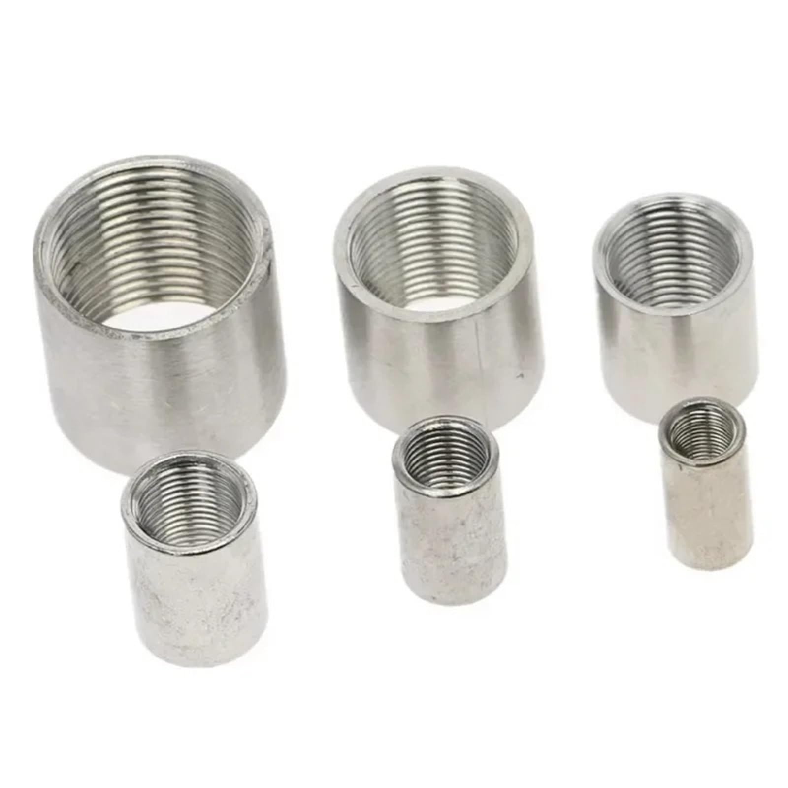 Adaptador con unión hembra SS304 BSP para redes de agua y gas
