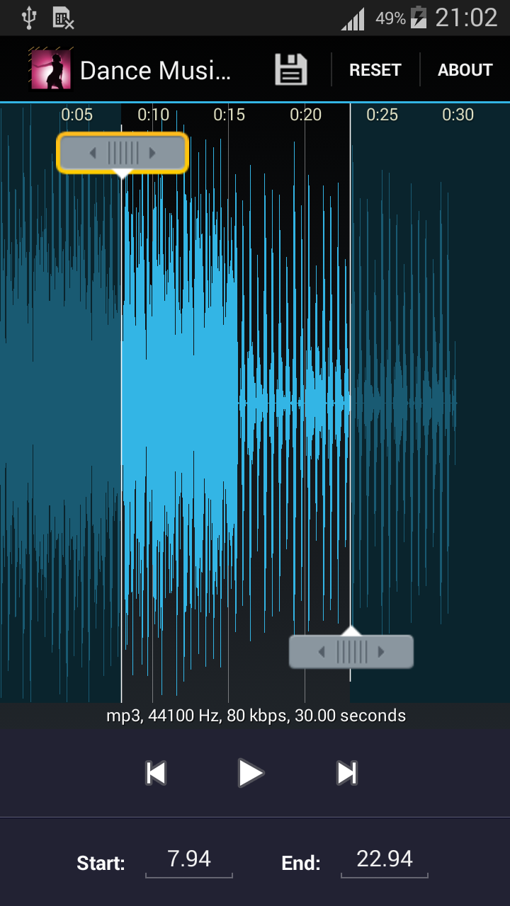 Dance Music Ringtones App on Amazon Appstore