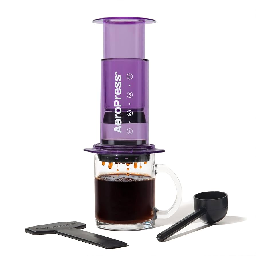 Amazon | Aeropress クリアパープル。 | AeroPress | コーヒープレス