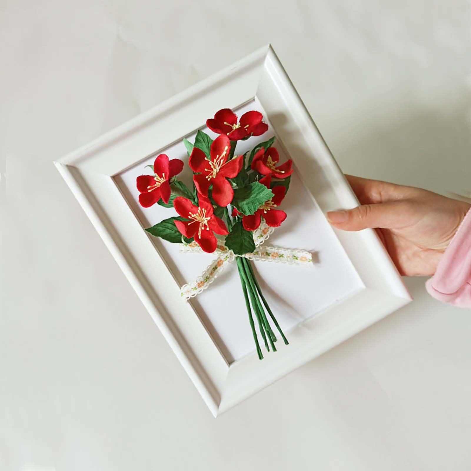Máquina De Planchar Flores Artificiales, Fabricante De Flores De Tela Eléctrica, Mango De Flores De Planchado De Temperatura Ajustable, con Soporte Anti-escaldaduras