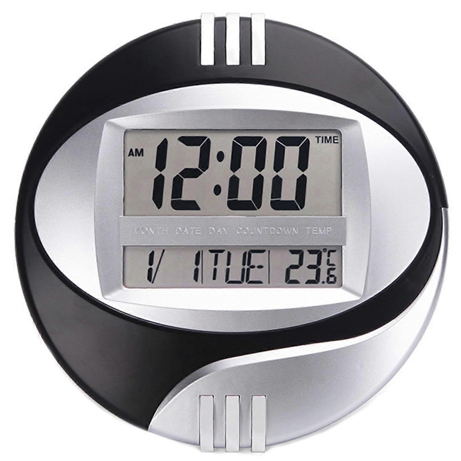 JOYHAPPST Temperature Display Digital Wall Electronic Clock LCD Moderne Calendar LED Bracket Watch Mute Of Ho